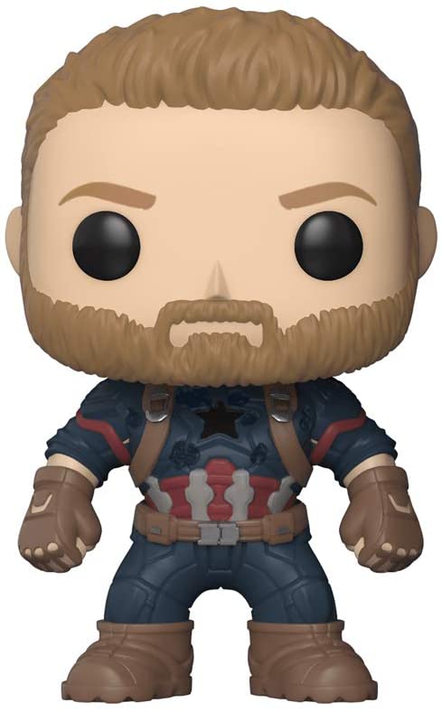 Boneco Funko Pop Vingadores Capitão América 288 Avengers Infinity War Captain America