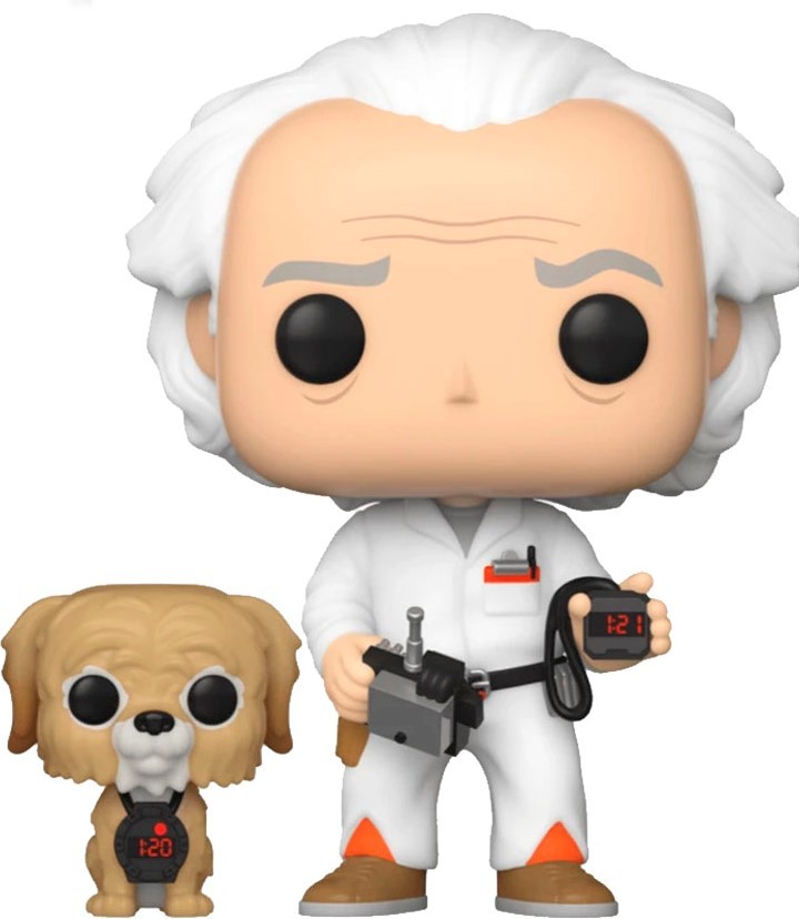 Funko Pop De Volta Para o Futuro Doc & Einstein 972