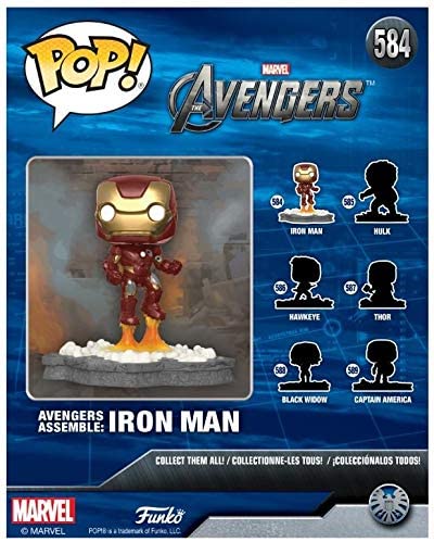 Funko Pop Homem De Ferro 584 Deluxe - Avengers Assemble Iron Man