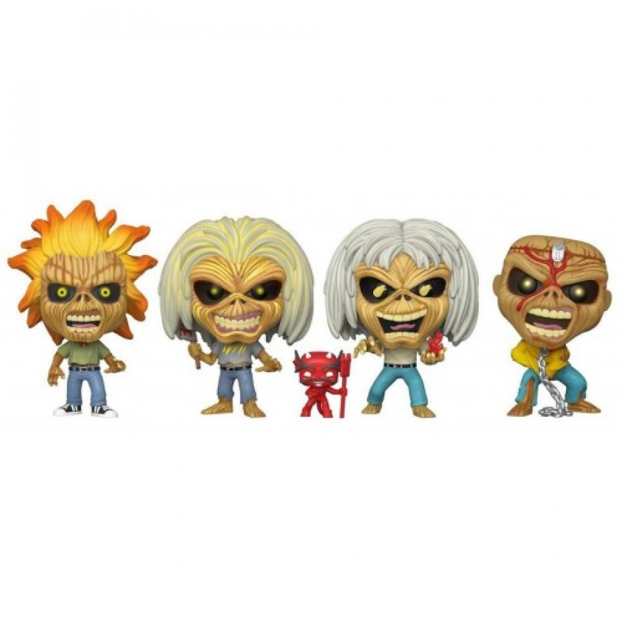 Funko Pop Iron Maiden - 4-Pack Glow in the Dark - Rocks