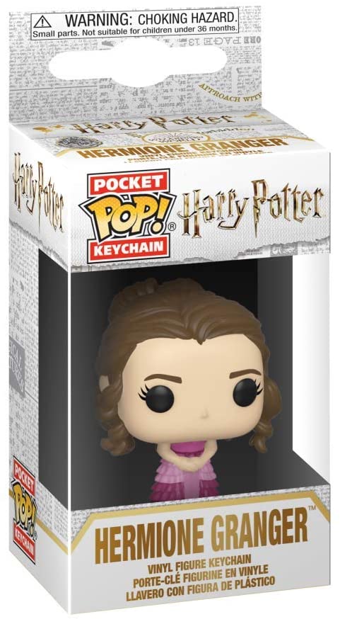 Funko Pop! Keychain: HP - Hermione Granger - (Yule) - Harry Potter- Mini-figurine En Vinyle à Collectionner Porte-clés Fantaisie - Cadeau De Noël