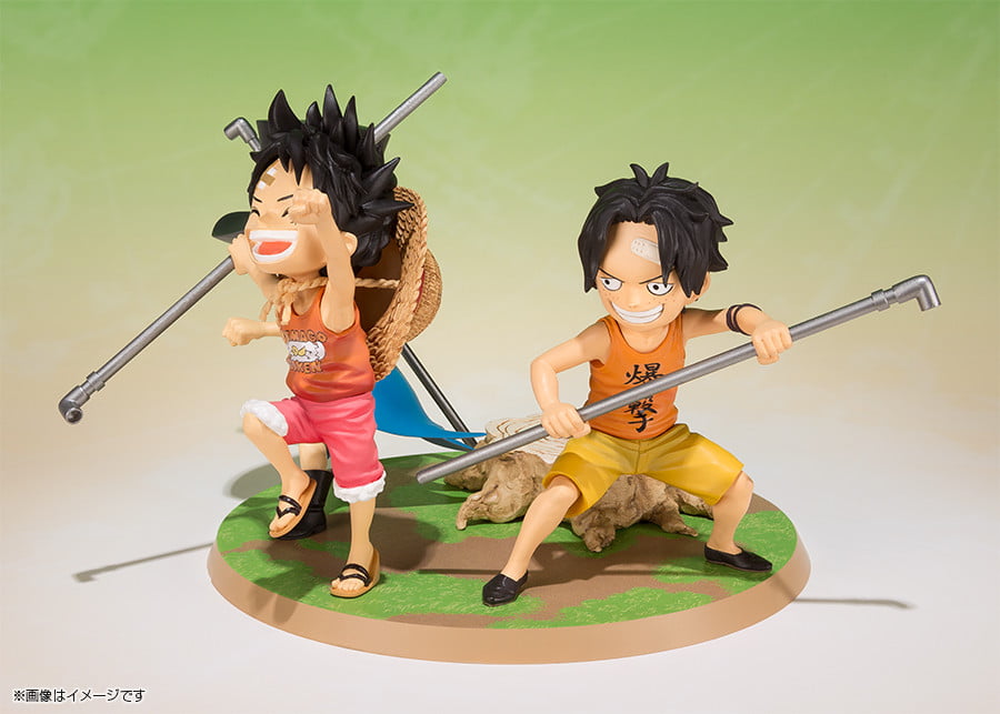 Portgas D Ace Irmão De Luffy Figure Action One Piece Miniatura