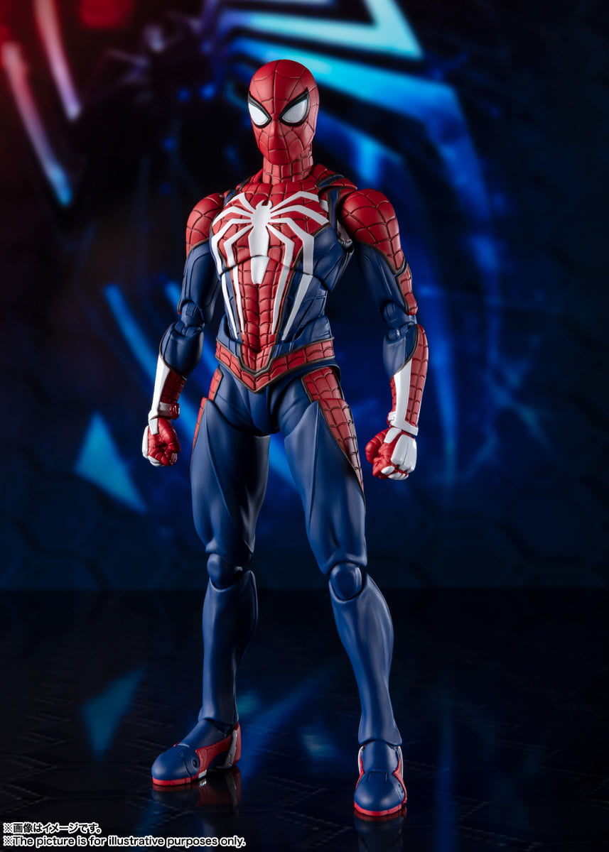 S.H. Figuarts Homem Aranha Spider-Man Advanced Suit PS4 Marvel Bandai