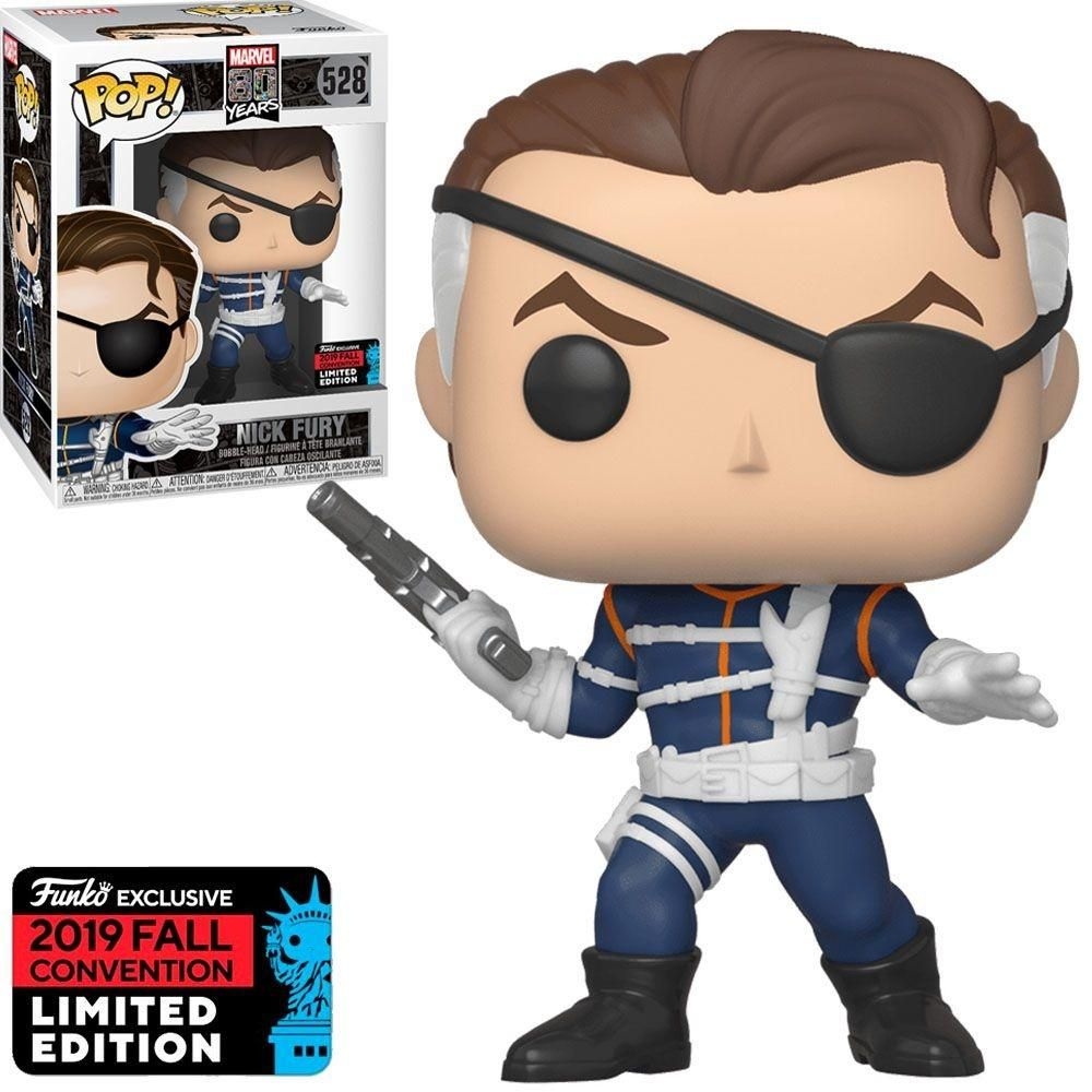 Marvel 80 Years Nick Fury 1st Appearance NYCC 528 Funko Pop