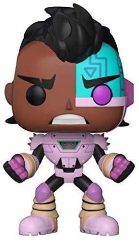 Desenho Animado Teen Titans Go Ravena E Cyborg Figura Pop