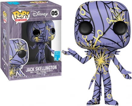 Funko Pop Jack Skellington 05 O Estranho Mundo de Jack Art Series