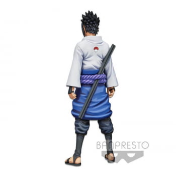Boneco Naruto Shippuden Sasuke Uchiha Grandista Mangá Dimensions Banpresto