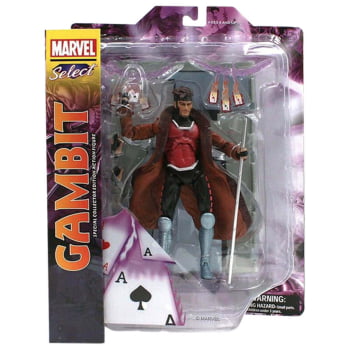 Boneco Articulado Marvel Diamond Select - Gambit - X-Men