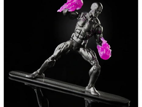 Action Figure Marvel Legends Silver Surfer Surfista Prateado Mjolnir
