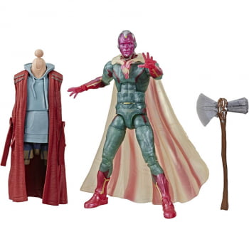 Boneco Marvel Legends Vision - Capitão América Guerra Civil BAF Thor