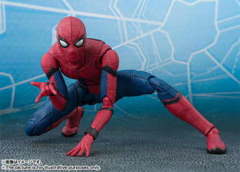 S.H. Figuarts Spider-Man Homecoming Tamashii Act Wall Homem Aranha