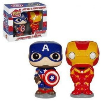 Avengers - Captain America And Iron Man Salt & Pepper Shakers Funko Pop