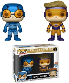 Funko Pop Blue Beetle & Booster Gold 2-Pack PX Exclusive DC Heroes
