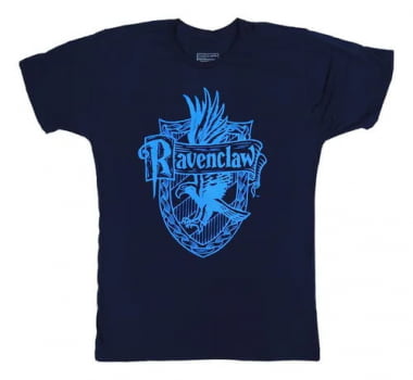 Camiseta Harry Potter Casa de Corvinal Algodão