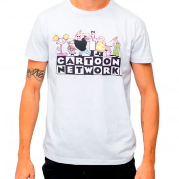 Camiseta Masculina Cartoon Network Manga Curta Licenciada