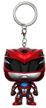 Chaveiro Power Rangers Red Ranger Funko Pop Pocket Keychain