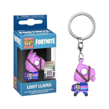 Chaveiro Fortnite Loot Llama Funko Pop Pocket Keychain