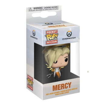 Chaveiro Funko Overwatch Mercy Funko Pop Pocket Keychain