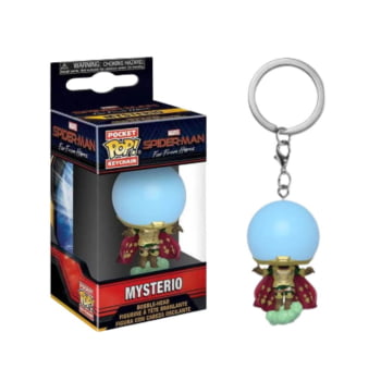 Chaveiro Funko Pop Pocket Keychain Marvel Mysterio - Spider-Man Far From Home
