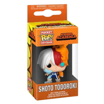 Chaveiro Funko Shoto Todoroki My Hero Academia Funko Pop Pocket Keychain