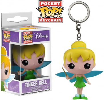 Chaveiro Funko Tinker Bell (Sininho) Disney Peter Pan Funko Pocket Pop Keychain