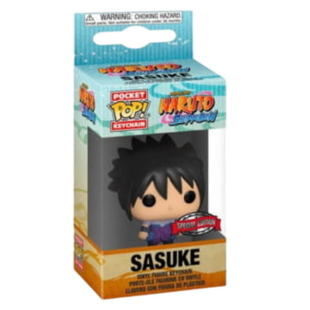 Chaveiro Sasuke Uchiha Funko Pop Pocket Keychain Naruto Shippuden