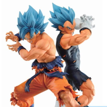 Boneco Goku Super Saiyajin Blue Dragon Ball 30 Cm Original