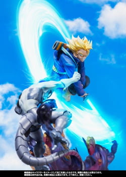 Action Figure Dragon Ball Z Figuarts ZERO Trunks The Second Super Saiyan vs Mecha Freeza Bandai