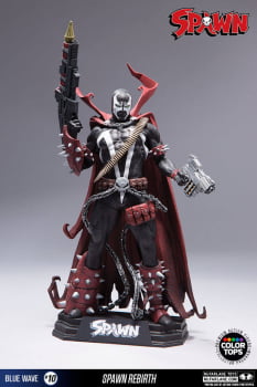 Action Figure Spawn Rebirth Color Tops 10 Blue Wave McFarlane Toys