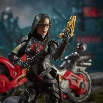 Boneco Articulado G.I. Joe Classified Series Baroness with Cobra C.O.I.L. 13 Hasbro