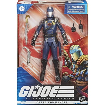 Boneco Articulado G.I. Joe Classified Series Cobra Commander 06 Hasbro