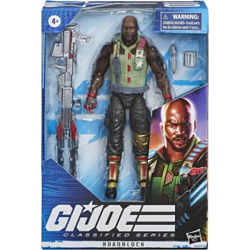Boneco Articulado G.I. Joe Classified Series Roadblock 01 Hasbro
