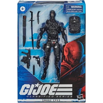 Boneco Articulado G.I. Joe Classified Series Snake Eyes 02 Hasbro