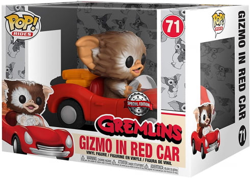 Funko Pop Gremlins Gizmo in Red Car 71 Funko Rides