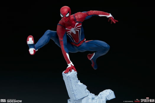 Homem Aranha Spider-Man Advanced Suit Gamerverse Diorama Pop Culture Shock
