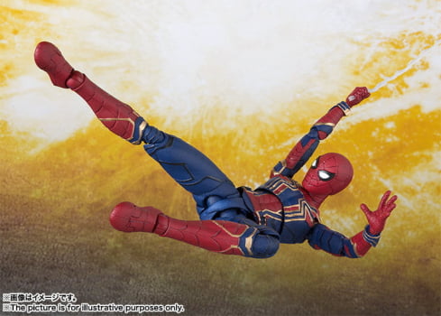 Action Figure Marvel Vingadores S.H. Figuarts Iron Spider Bandai Homem Aranha