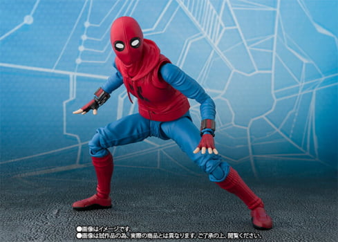 Action Figure S.H. Figuarts Marvel Spider-Man Homemade Iron Man Mark 47 Homem Aranha Homecoming