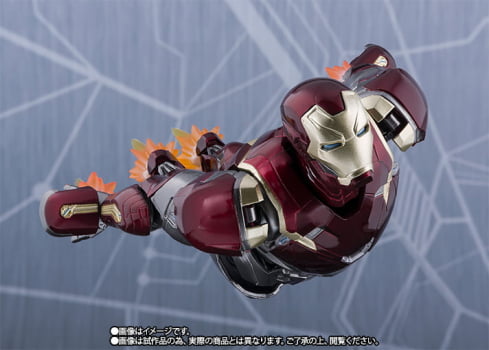 Action Figure S.H. Figuarts Marvel Spider-Man Homemade Iron Man Mark 47 Homem Aranha Homecoming