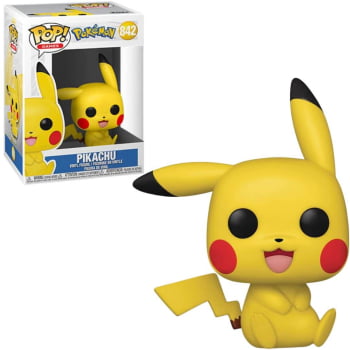 Boneco Colecionável Funko Pop Pokémon Pikachu 842 Games