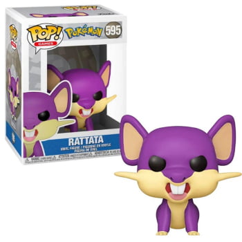 Boneco Pokémon Funko Pop Rattata 595 Games