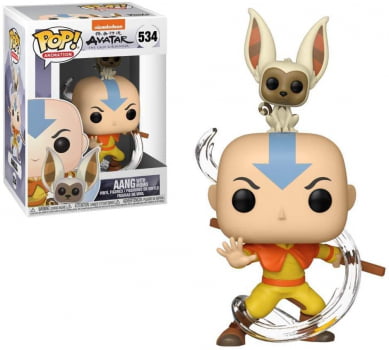 Funko Pop Aang With Momo 534 Avatar The Last Airbender