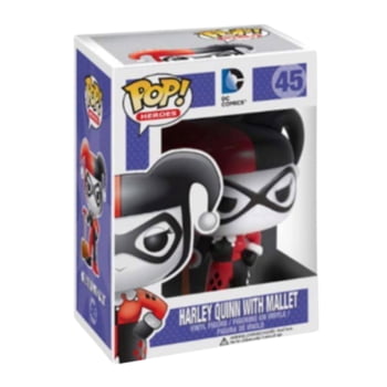 Funko Pop Harley Quinn w/ Mallet (Arlequina) 45 DC Comics