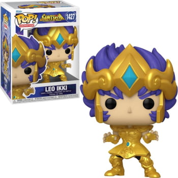 Boneco Colecionável Funko Pop Cavaleiros do Zodiaco Leo Ikki 1427 Saint Seiya