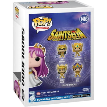 Boneco Colecionável Funko Pop Cavaleiros do Zodiaco Saori Kido 1463 Saint Seiya Diamond Collection