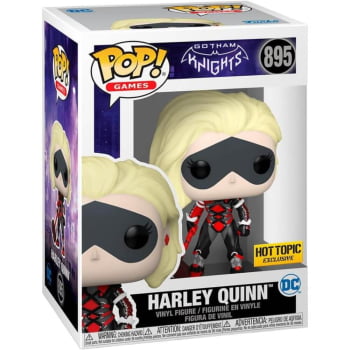 Boneco Colecionável DC Comics Funko Pop Harley Quinn 895 Arlequina Gotham Knights