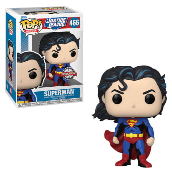 Boneco Colecionável DC Comics Funko Pop Superman 466 Liga da Justiça