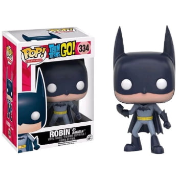 Boneco DC Comics Funko Pop Teen Titans Go! Robin as Batman 334