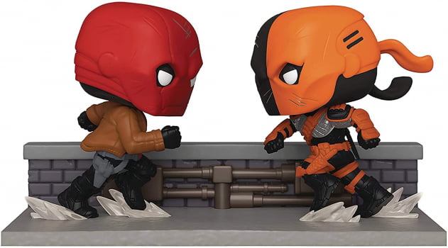 Funko Pop Red Hood Vs Deathstroke 336 Comic Coments SDCC PX Exclusive