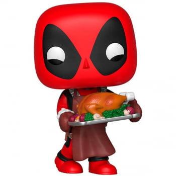 Boneco Funko Pop Deadpool Supper Hero 534 Marvel Holiday