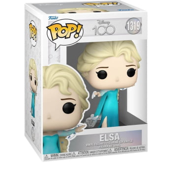 Boneco Colecionável Disney Funko Pop Elsa 1319 Disney 100